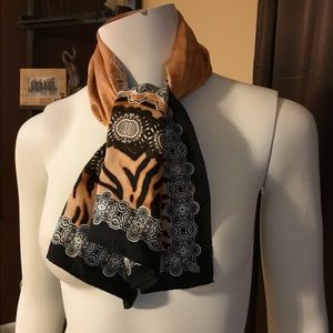 Adrienne Landau silk scarf